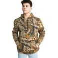 thumbnail image 1 of Realtree Men’s Poly Cotton Hoodie Sweatshirt, Advantage Classic Camo, Soft Midweight Pullover with Adjustable Hood, Front Pouch Pocket |Size 3X, 1 of 10