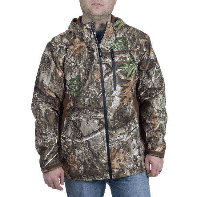 Realtree Men's Scent Control Hunting Jacket, Realtree Edge, Size Large
