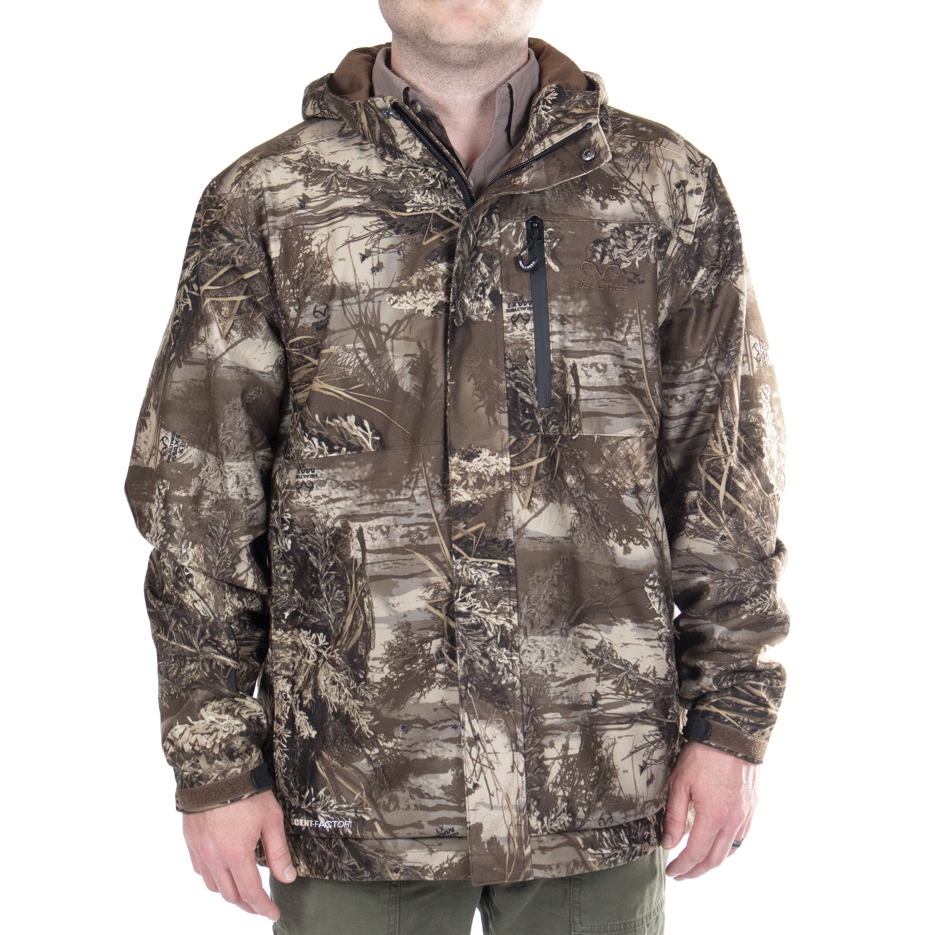 Realtree Men s Scent Control Hunting Jacket Realtree Max 1XT Size Large Walmart