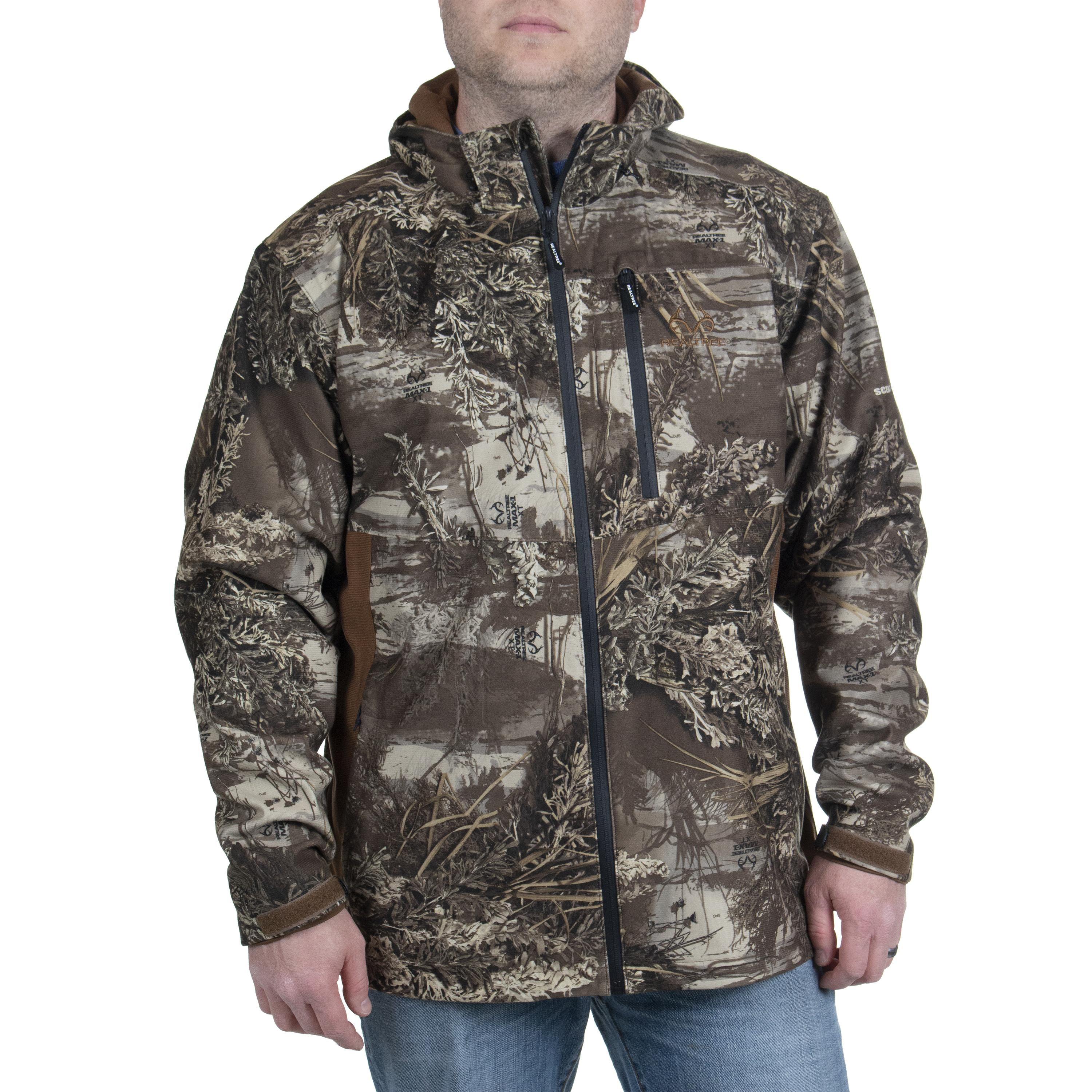 Realtree Men's Scent Factor Hunting Jacket, Realtree Max1 XT, Size Extra Large