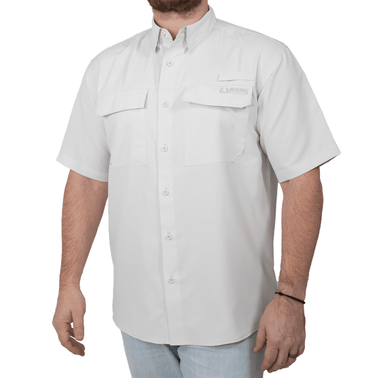 Green Habit Fishing Shirts Sam's Club Habit Men's UPF 40+ UV Protection  Short-Sleeve Fishing