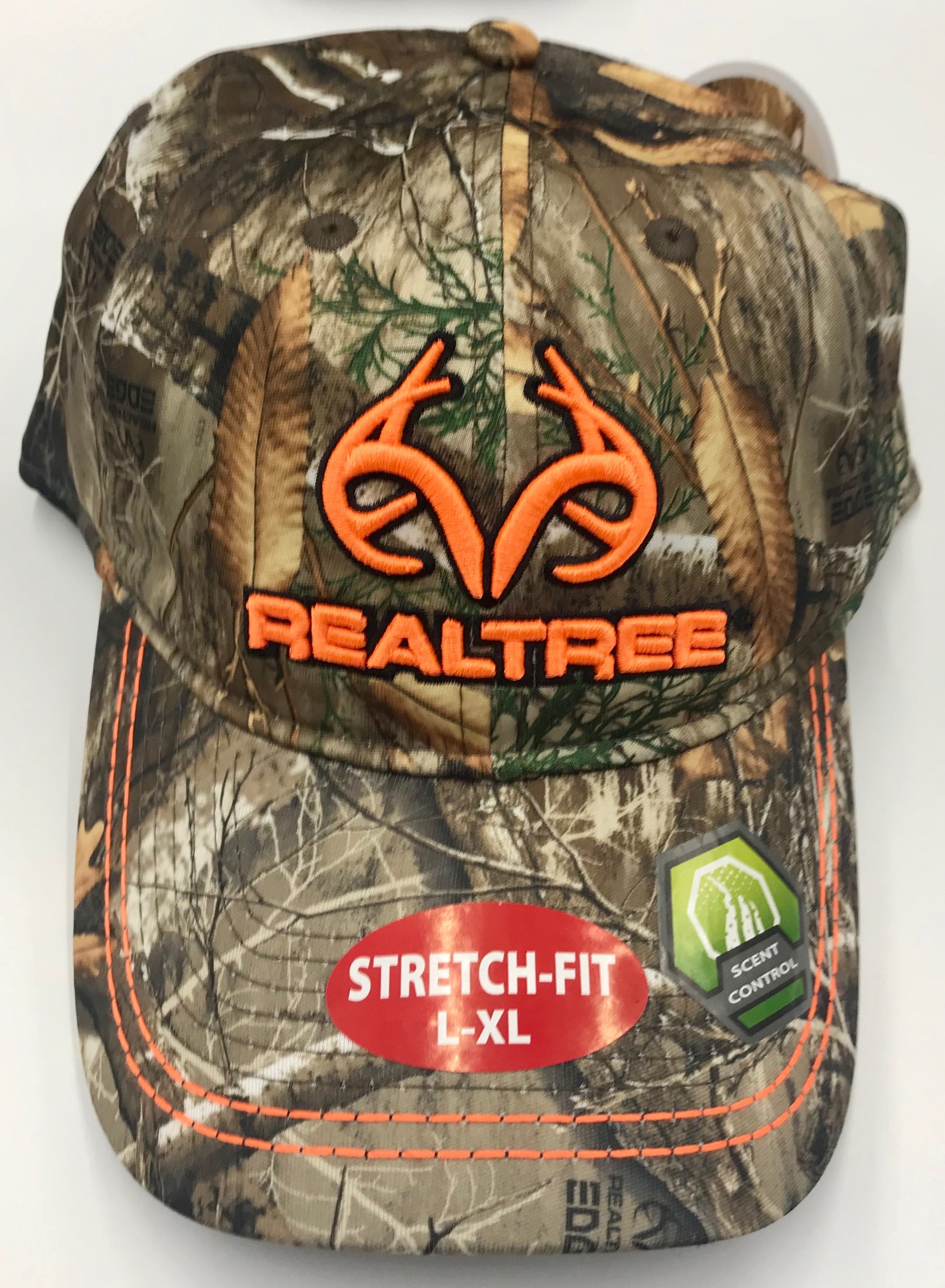 Realtree Men's Stretch Fit Cap, Large/XL, Xtra Camo