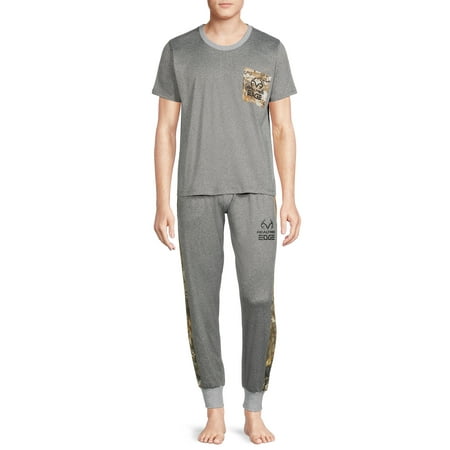 Realtree Men’s Super Soft Lounge Joggers Set, 2-Piece