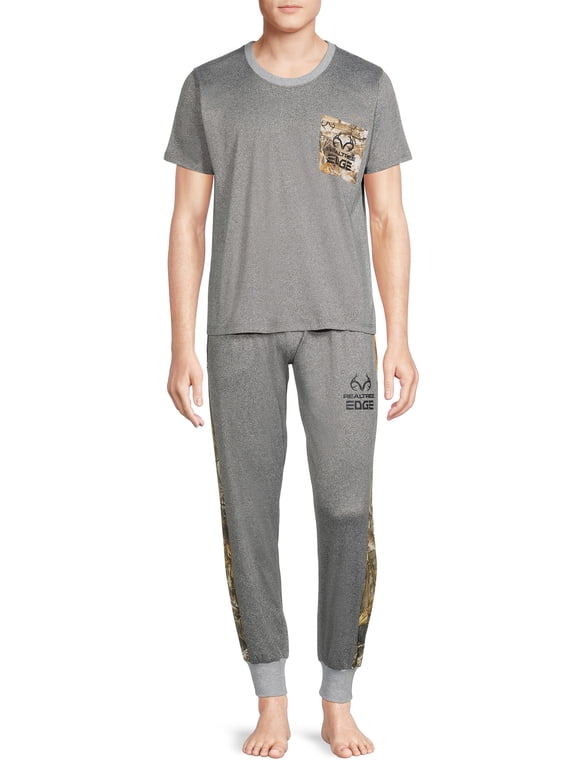 Men’s Super Soft Lounge Joggers Set, 2-Piece