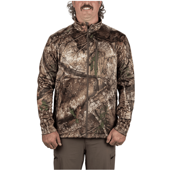 Realtree Men's Tech-Shell Hunting Jacket, Real Tree APX, Size 3X-Large
