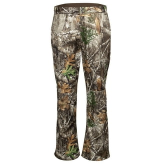 Pantalon De Chasse Thermique Realtree – Homme, Taille M, Camouflage Vert, Polaire épais