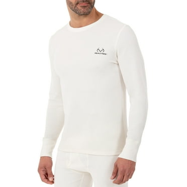 Realtree Mens Heavyweight Cotton Rachel Thermal Underwear Top
