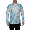 thumbnail image 1 of Realtree Mens Long Sleeve Jersey Recycled Polyester UPF Scent Control Crystal Blue Teal Performance Tee- M, 1 of 5
