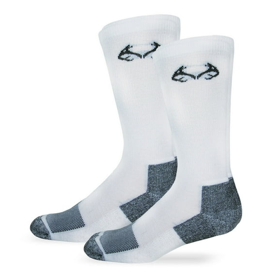 Realtree Mens Womens Kids Insect Shield Outdoor Crew Boot Socks 2 Pair Pack
