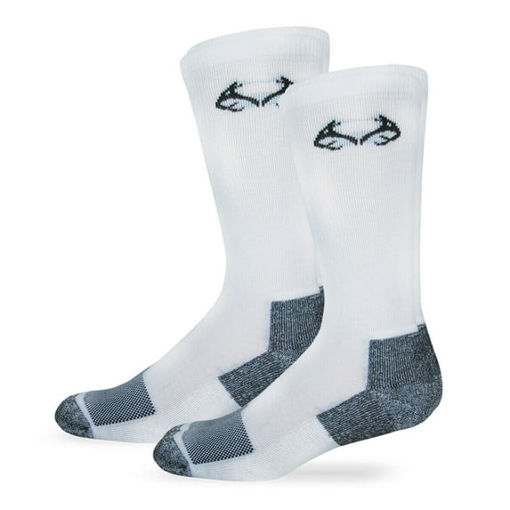 Realtree Mens Womens Kids Insect Shield Outdoor Crew Boot Socks 2 Pair Pack