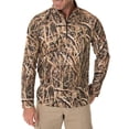 thumbnail image 1 of Realtree & Mossy Oak Men's Fleece Performance Camo 1/4 Zip Jacket, 1 of 7