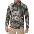 thumbnail image 1 of Realtree & Mossy Oak Men's Fleece Performance Camo 1/4 Zip Jacket, 1 of 7