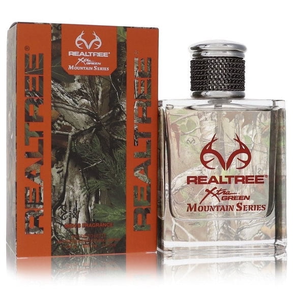 Realtree Mountain Series by Jordan Outdoor Eau De Toilette Spray 3.4 oz for Men Pack of 2