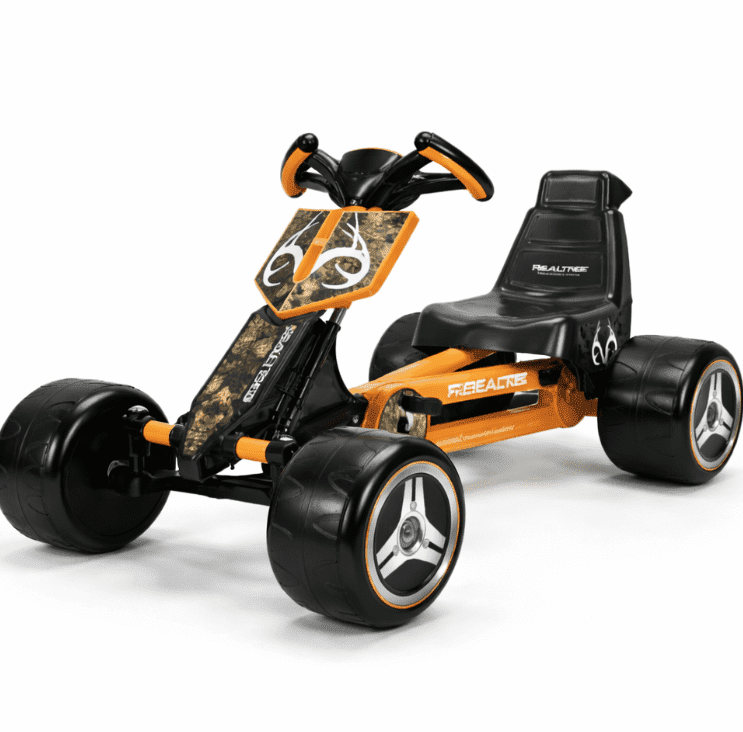 Realtree Rtk100 Go Cart Realtree Officially Licensed Camouflage Pedal Go-Kart for Outdoor Play ...