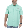thumbnail image 1 of REAL TREE OPAL GREEN MENS SHORT SLEEVE FISHING GUIDE SHIRT, 1 of 5