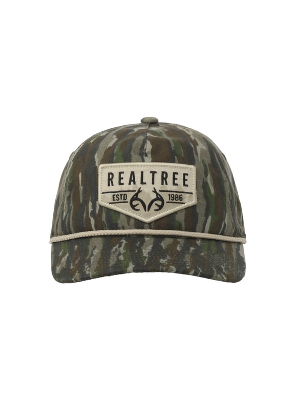 Original Camo 5-Panel Cap Unstructured with Fabric Patch, Snapback, One Size