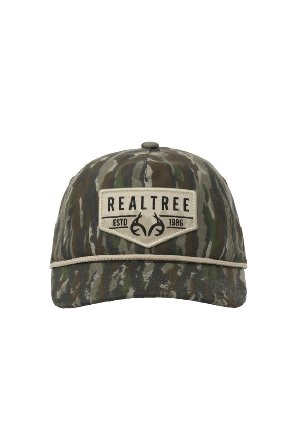 Original Camo 5-Panel Cap Unstructured with Fabric Patch, Snapback, One Size