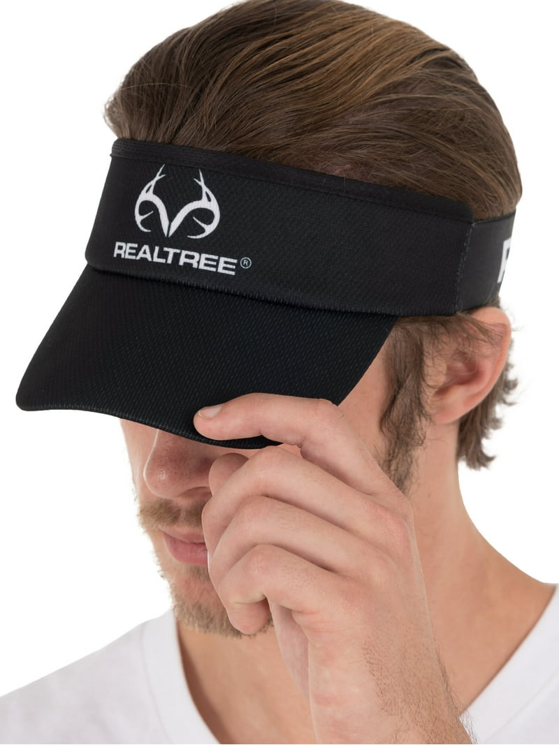 Realtree Men's Performance Hunting/Fishing Visor with Elastic Band