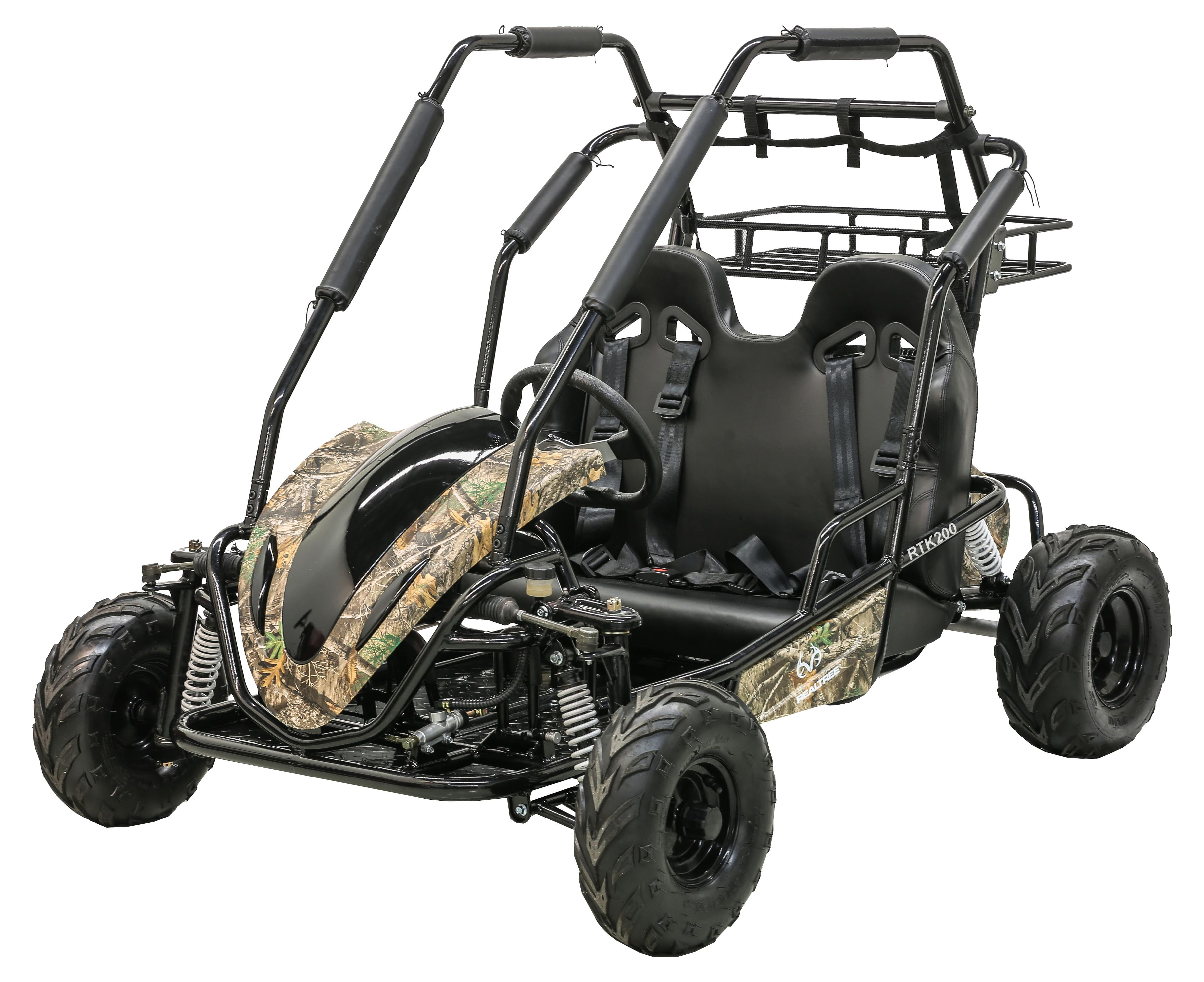 Realtree RTK196 Gas Powered 196cc Camo Power Ride-On Go Cart