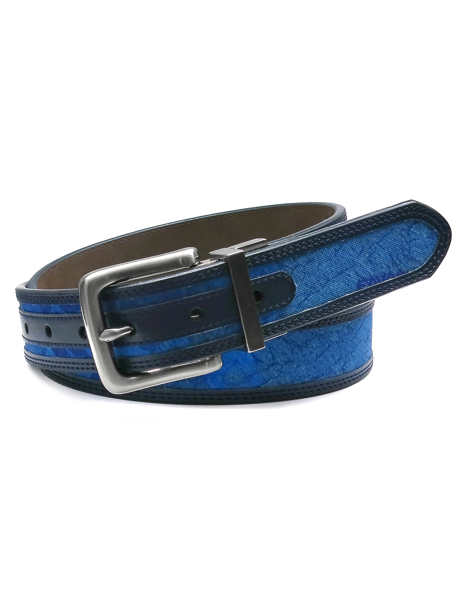 Burberry Double B Leather Belt in Black
