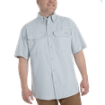 thumbnail image 1 of Realtree Short Sleeve Fishing Guide Shirt, Pearl Blue (Men's), 1 of 4