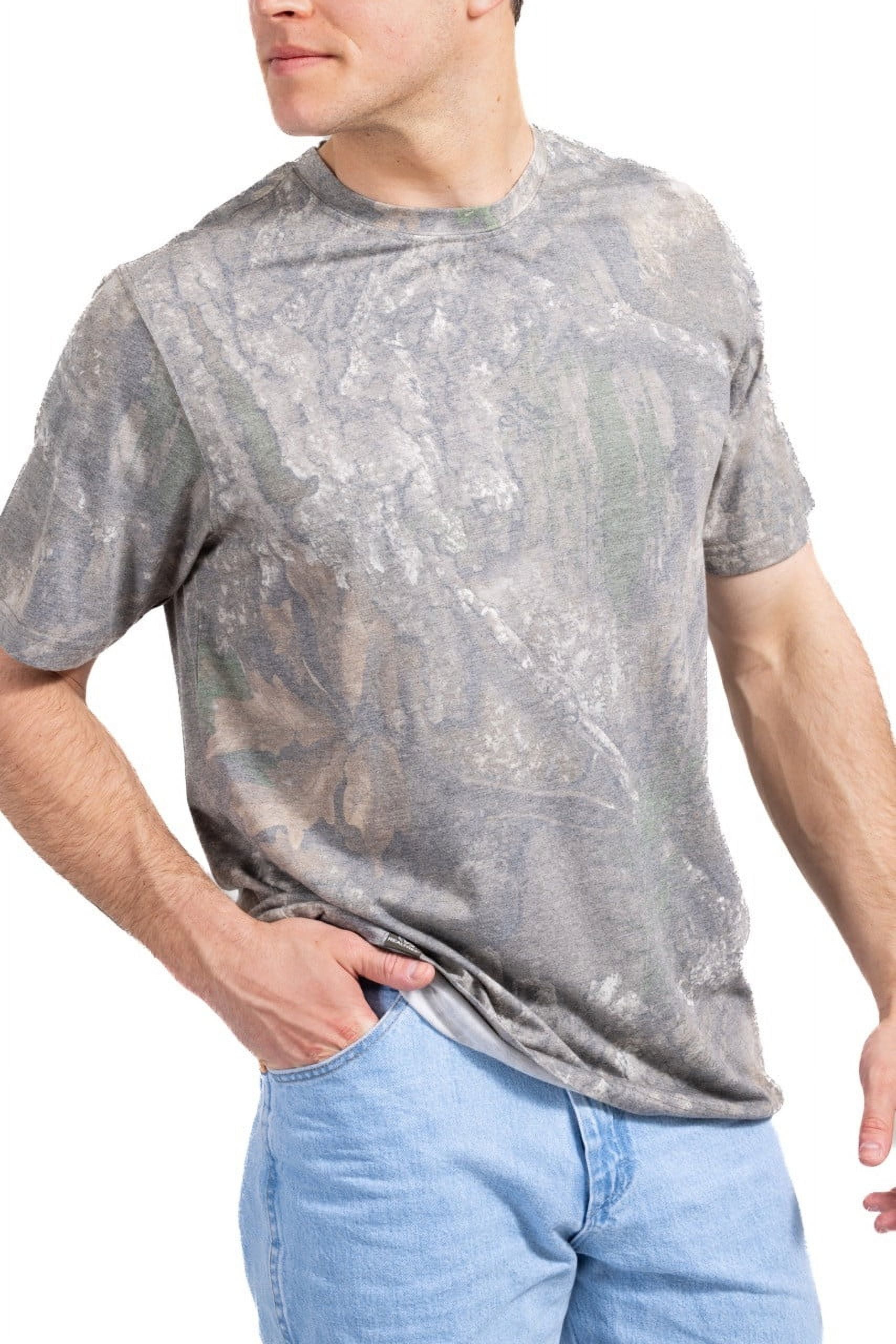 Realtree Camo Tri-Blend Short Sleeve Shirt – Lightweight & Soft, Outdoor & Hunting Apparel​ | S-5XL