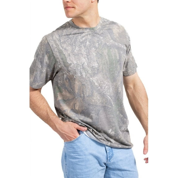 Realtree Camo Tri-Blend Short Sleeve Shirt – Lightweight & Soft, Outdoor & Hunting Apparel