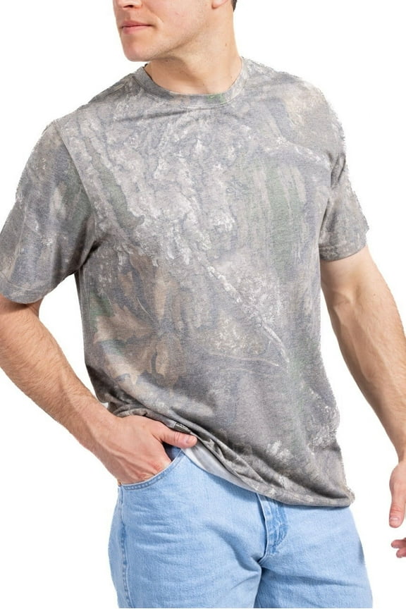 Camo Tri-Blend Short Sleeve Shirt – Lightweight & Soft, Outdoor & Hunting Apparel | S-5XL