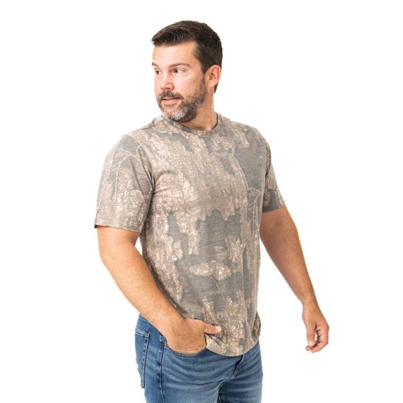 Realtree Camo Tri-Blend Short Sleeve Shirt – Lightweight & Soft, Outdoor & Hunting Apparel | S-5XL