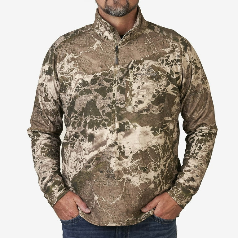 Supreme Small Box Half Zip Pullover Realtree Hardwoods Camo