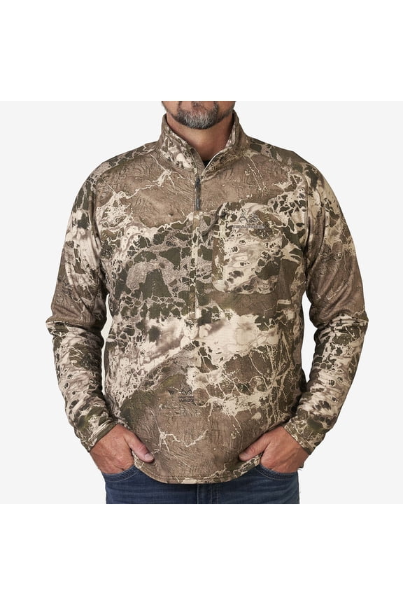 WAV3X Hillside Men's Hunting 1/4 Zip Pullover, New
