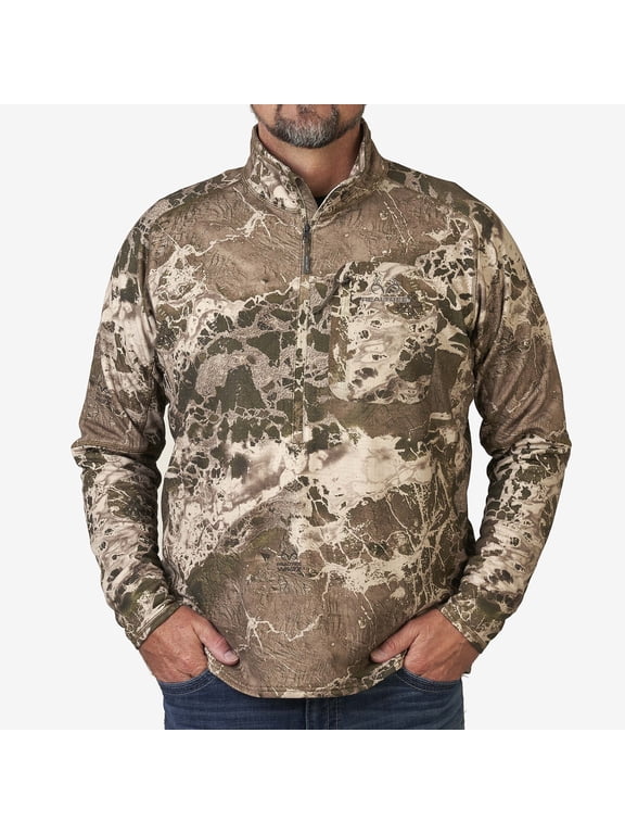 WAV3X Hillside Men's Hunting 1/4 Zip Pullover, New