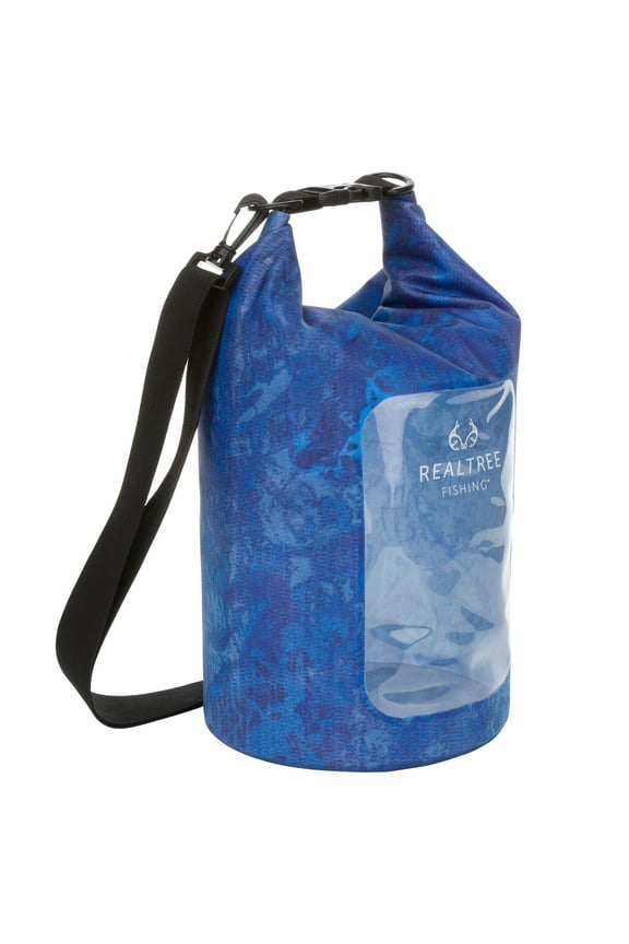 Wav3 10 L Waterproof Roll Top Dry Bag, Unisex, Lightweight, Blue