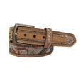 thumbnail image 1 of Realtree Western Belt Mens Canvas Genuine Leather Brass 5614500, 1 of 1