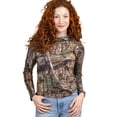 thumbnail image 1 of Realtree Women's APX Camo UV Protection Raglan Hoodie Shirts - Moisture-Wicking, Sun Protection for Fishing, Running and Hiking | Size XS, 1 of 7