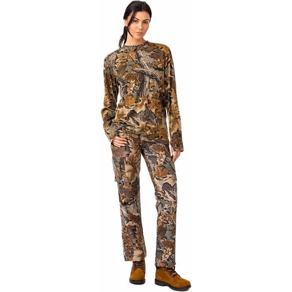 Realtree Women's All-Season Hunting Camo Pants Lightweight Durable, L