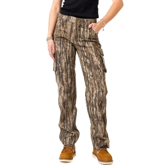 Realtree Women's Camo 6-Pocket Cargo Hunting Pants | Durable, Lightweight Outdoor Appare | Size XS-3XL