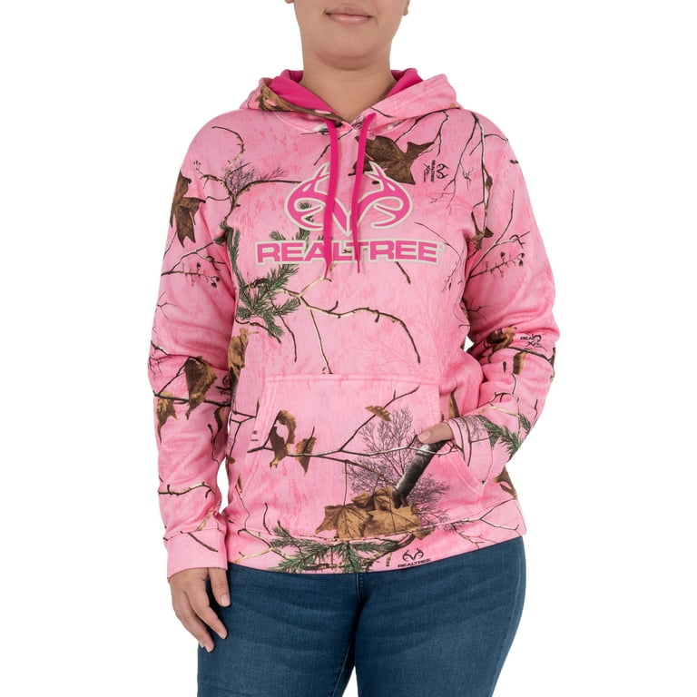 Realtree Women s Camo Performance Pullover Fleece Hoodie