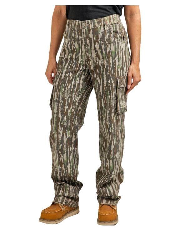 Women's Camo Straight Leg 6 Pockets Hunting Cargo, Pants Men's Sizes S-3XL