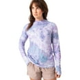 thumbnail image 1 of Realtree Women's Fishing UV Protection Raglan Hooded Shirts - Moisture-Wicking, Sun Protection for Fishing, Running and Hiking, Size L, 1 of 8