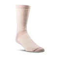 thumbnail image 1 of Realtree® Women's Merino Wool Midweight Hiking Crew Socks (Size Medium, Pink), 1 of 11