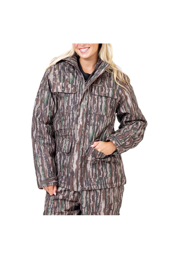 Women's Original Camo Hunting Jacket, Water Resistant Insulated Parka – Ultra-Quiet & Rugged
