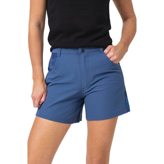 Realtree Women’s Performance Tech Cargo Shorts – Lightweight, Quick-Dry, Stretch Fabric Size X-Small Navy