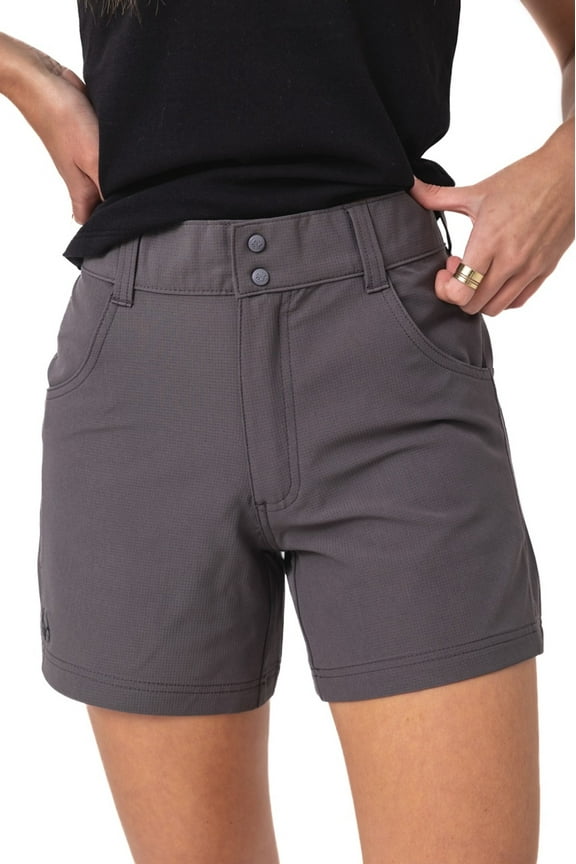 Women’s Performance Tech Cargo Shorts – Lightweight, Quick-Dry, Stretch Fabric,Size XX-Large Grey