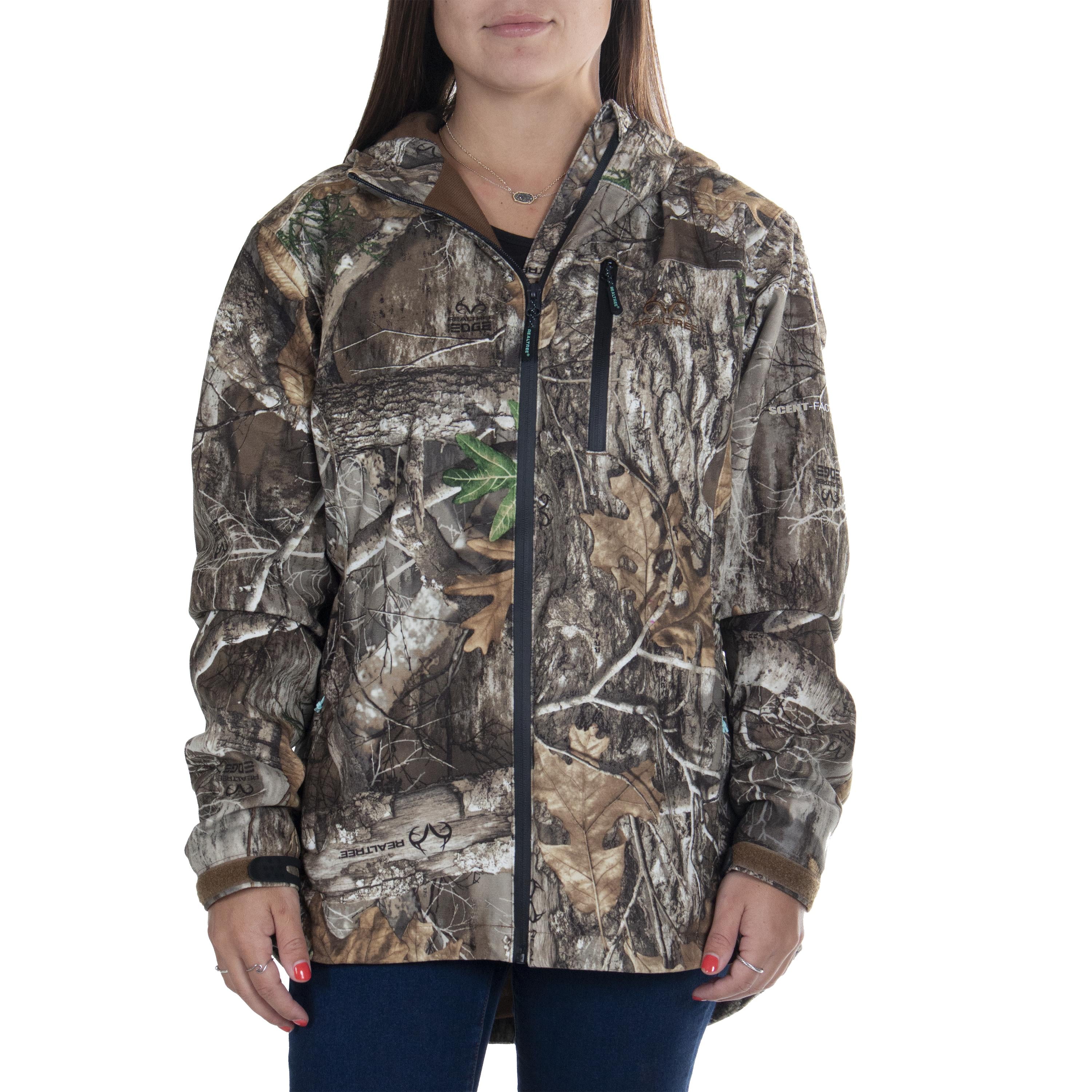 Realtree Women's Scent Factor Hunting Jacket, Realtree Edge, Size Small