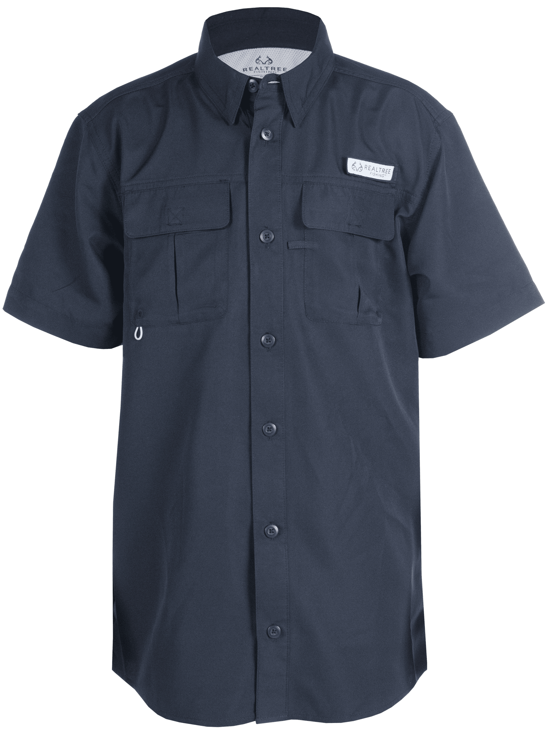 Realtree Workwear Uniform Short Sleeve Shirt (Men's), 1 Count, 1 Pack, Size: Regular, Black