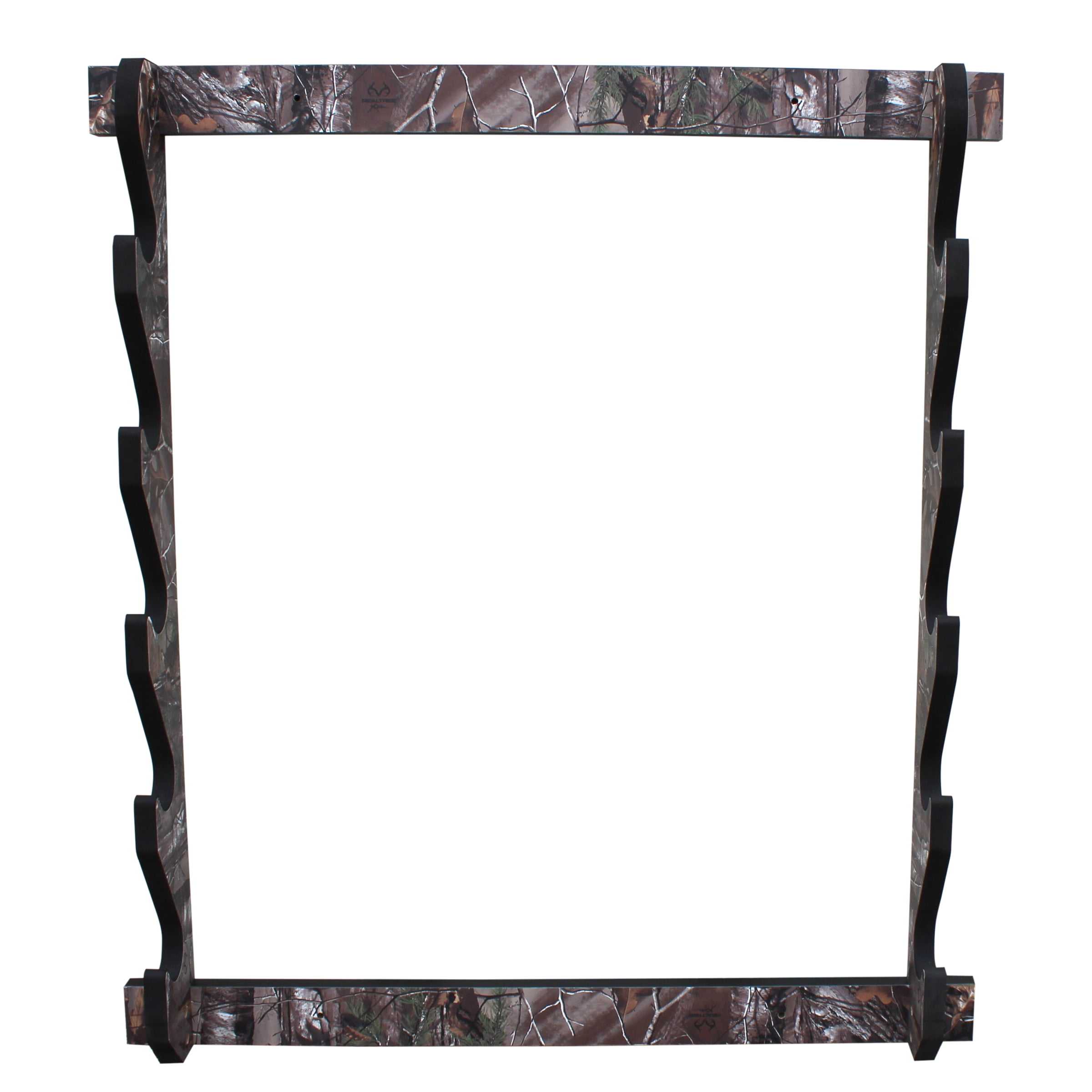 Realtree X-tra Camo 5 Rifle/Shotgun Wall Storage Display Rack - Convenient Easy Assembly