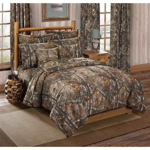 Realtree XTRA Camo 5 Pc TWIN SIZE Comforter Set