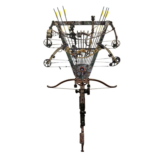 Realtree Xtra Camo 3 in 1 Bow, 12 Arrow Display Wall Storage Rack