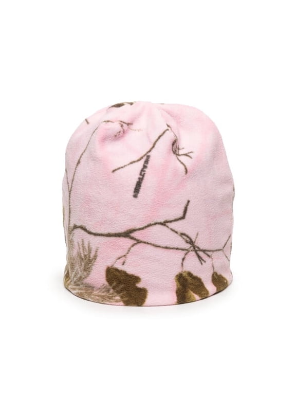 Xtra Pink Camo Beanie Insulated Fleece Hunting Skull Cap, Winter Outdoor Hat, One Size